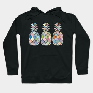 Mandala Pineapple Doodle Pattern in Pastel Colours Hoodie